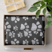 Papier Mousseline Empreintes de pattes de chat (Cadeau)