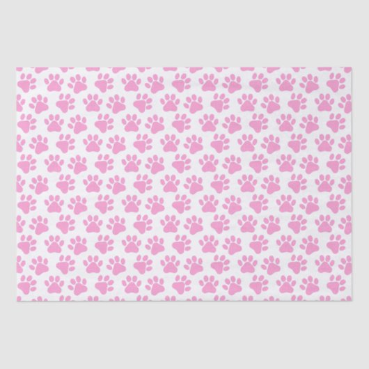Papier Mousseline Empreintes de pattes Polka Dot (Recto)