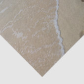 Papier Mousseline Empreintes de sable Découpage Arrière - plan Océan (Détail)