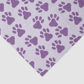 Papier Mousseline Empreintes violettes (Détail)