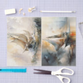 Papier Mousseline En mer (Artisanat)