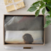 Papier Mousseline En ung Kvinde Betragter et Sankthansbål (Cadeau)