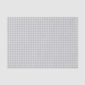 Papier Mousseline En vichy gris moderne (Recto)