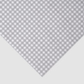 Papier Mousseline En vichy gris moderne (Détail)