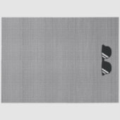 Papier Mousseline en vichy Motif Noir Blanc Cool Lunettes de soleil (Recto)