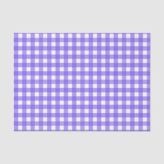 Papier Mousseline En vichy périphérique et blanc (Recto)