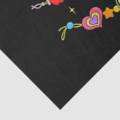 Papier Mousseline Enchanté de vous enseigner Professeur Drôle (Détail)