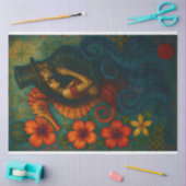 Papier Mousseline Enchanted Embrace – Fantasy Steampunk Decoupage (Artisanat)