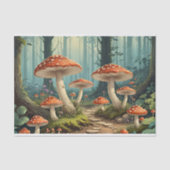 Papier Mousseline Enchanted Mushroom Forest (Recto)