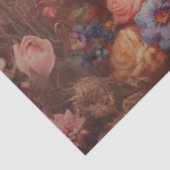 Papier Mousseline Enchanted Roses and Victorian Cat Decoupage (Détail)