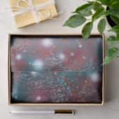 Papier Mousseline Enchanter Festive Red and Blue Winter Wonderland (Cadeau)