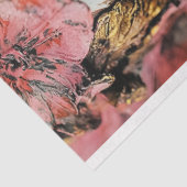 Papier Mousseline Enchanter Gothique Rose Floral Gargoyle Découpage (Détail)