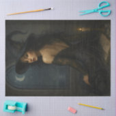 Papier Mousseline Enchanter Sorcière Lune Gothique Découpage Papier (Artisanat)