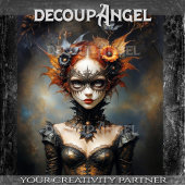 Papier Mousseline Enchanteuse d'automne - Découpage de Whispers goth