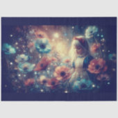 Papier Mousseline Enchanting Night Garden With Alice Decoupage (Recto)