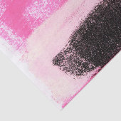 Papier Mousseline Encre Abstraite rose chaud vibrante (Détail)