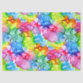 Papier Mousseline Encre colorée à tarte arc-en-ciel (Recto)