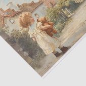 Papier Mousseline Enfant avec ours en peluche 2 papier découpage (Détail)