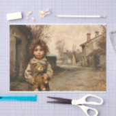 Papier Mousseline Enfant avec ours en peluche 3 papier découpage (Artisanat)