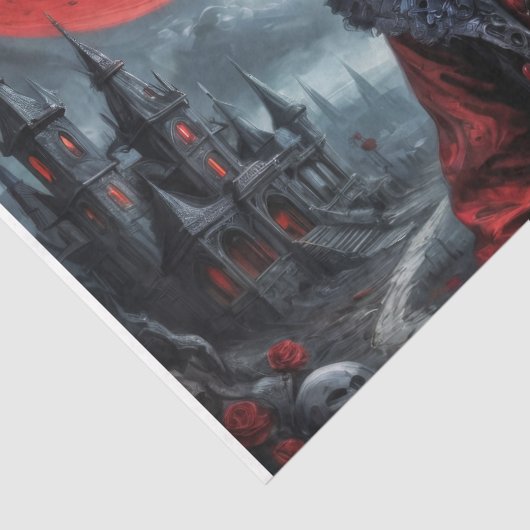 Papier Mousseline Enfant des doubles lunes - Découpage - (Détail)