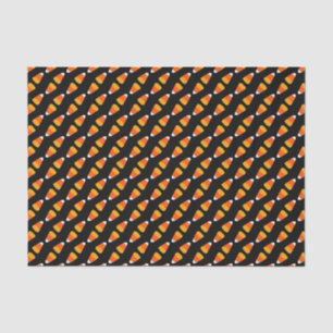 Papier Mousseline Enfants Bright Orange Halloween Corne bonbon sur n