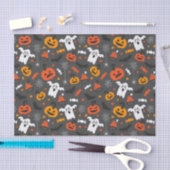 Papier Mousseline Enfants Halloween Spider Webs Ghosts Cupcakes Citr (Artisanat)