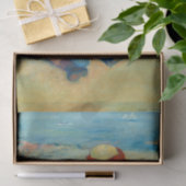 Papier Mousseline Enfants jouant sur la plage par Mary Cassat (Cadeau)