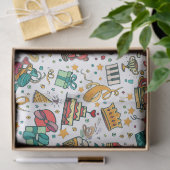 Papier Mousseline Enfants Joyeux anniversaire (Cadeau)