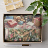 Papier Mousseline Enfants nostalgiques sucrés pendant Noël à et de (Cadeau)