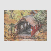 Ensemble de papier de tissus (2) Pont vers la mais