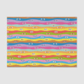 Papier Mousseline Ensemble Motif des yeux (Recto)