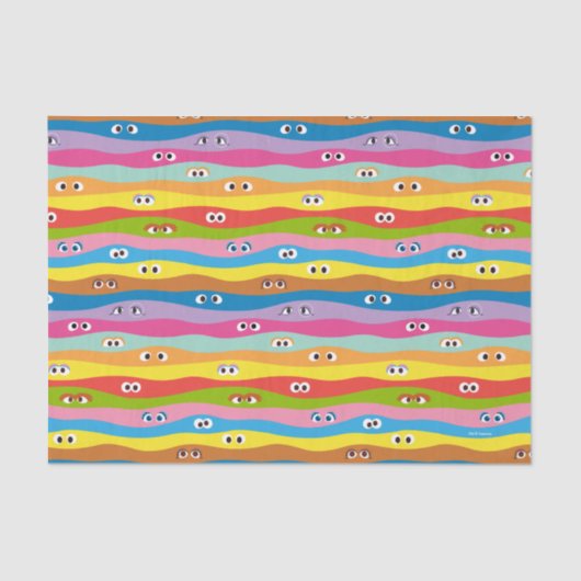 Papier Mousseline Ensemble Motif des yeux (Recto)