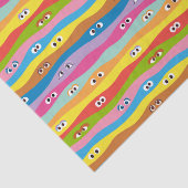 Papier Mousseline Ensemble Motif des yeux (Détail)