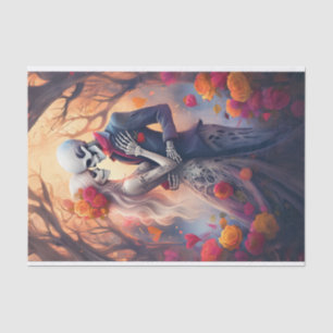 Papier Mousseline Entouré d'Amour Éternel, Firey Gothic Love