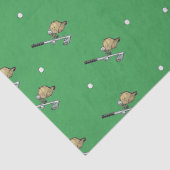 Papier Mousseline Entraînement de golf en vert (Détail)