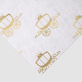 Papier Mousseline Entraîneur d'or Cinderella Princess Royal Magic (Détail)