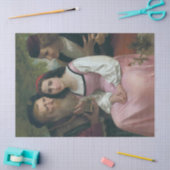 Papier Mousseline Entre richesse et amour (par Bouguereau) (Artisanat)