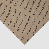 Papier Mousseline Entreprise Nom Emballage Marqué Entreprise Kraft (Détail)