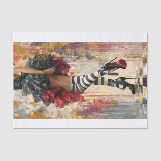 Papier Mousseline Entrer dans mon but9 (Recto)
