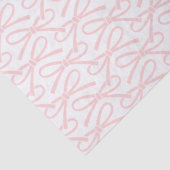 Papier Mousseline Enveloppe cadeau blanc Motif de la corbeille rose (Détail)