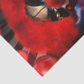 Papier Mousseline Enveloppe cadeau pour l'Halloween Clown déplaisant (Détail)