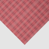 Papier Mousseline Enveloppe cadeau Red Plaid (Détail)