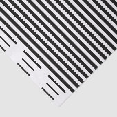 Papier Mousseline Enveloppe Motif pour cadeaux Chic Modern Black Whi (Détail)