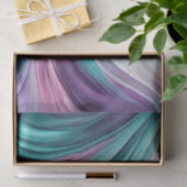Papier Mousseline Enveloppement cadeau moderne-violet et Turquoise= (Cadeau)
