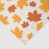 Papier Mousseline Enveloppement Cadeau Papier Tissu Automne Feuilles (Détail)