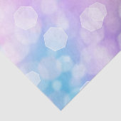 Papier Mousseline Épercés glamour violet et bleu - Bokeh (Détail)