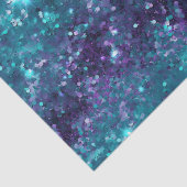 Papier Mousseline Épersion de sirène d'aqua pourpre (Détail)