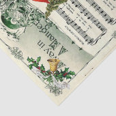 Papier Mousseline Ephemera Away in the Manger Christmas Carol Decoup (Détail)