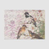 Papier Mousseline Ephemera Birds and Music (Recto)