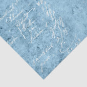 Papier Mousseline Ephemera Blue Paper Series Design 10 (Détail)